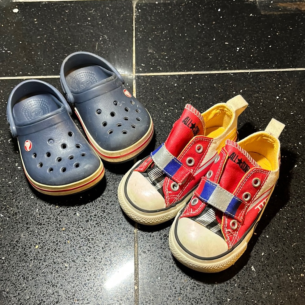 Baby Size 6 Bundle: Crocs & Converse All Stars